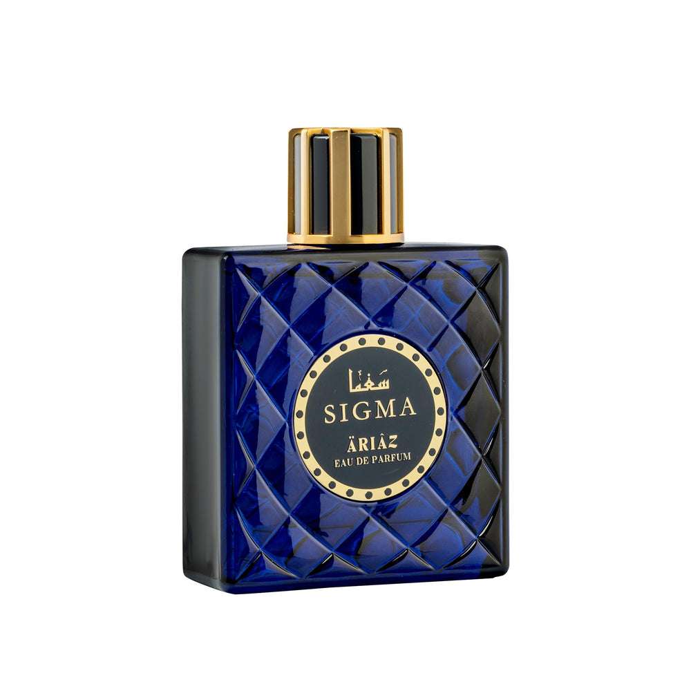 ARIAZ Sigma packaging box highlights premium, gift-ready presentation.