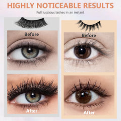 ARIOS natural-look lashes blend seamlessly with real lashes.