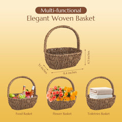 ArioseMonde Sturdy woven basket, reusable keepsake after gifting.