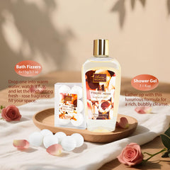 ArioseMonde Fresh Rose Spa Gift Set bath salt for relaxing soak.