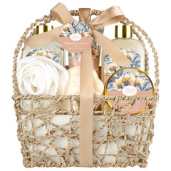 ArioseMonde home spa basket assembled for at home relaxation and self care