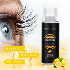 Designed for sensitive eyes; ARISON LASHES cleanser protects delicate lashes.