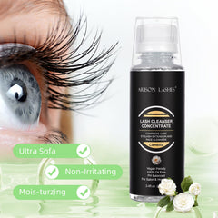 ARISON LASHES packaging box and bottle ready for routine use.