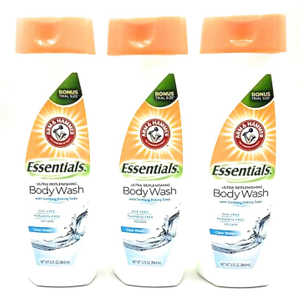 Arm & Hammer Clear Water bottle on shelf delivering gentle hydration.