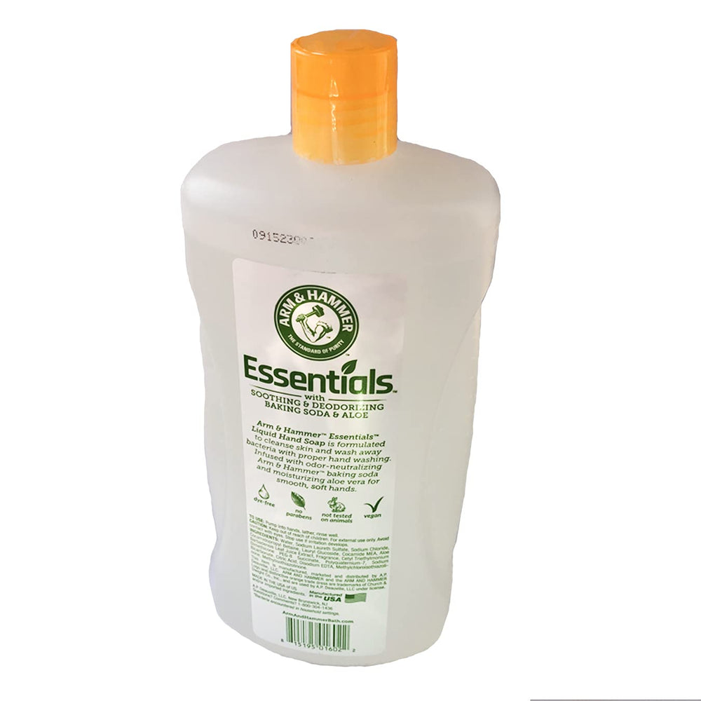 Arm & Hammer Essentials Kitchen Fresh foam lather delivering rich suds for thorough cleaning
