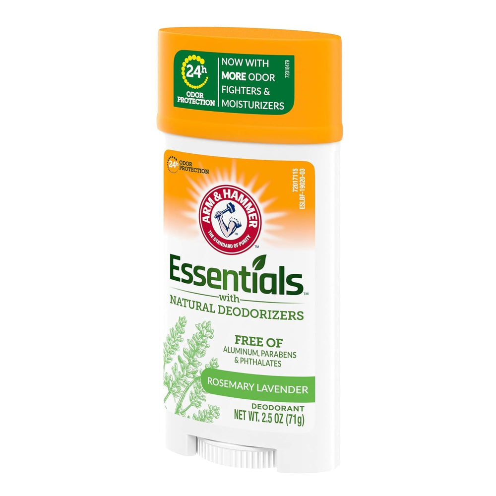 Arm & Hammer Essentials Natural Deodorant Fresh application on arm demonstrates easy daily use.