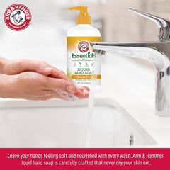 Arm & Hammer bottle with orange citrus slices evokes fresh kitchen and bathroom use.