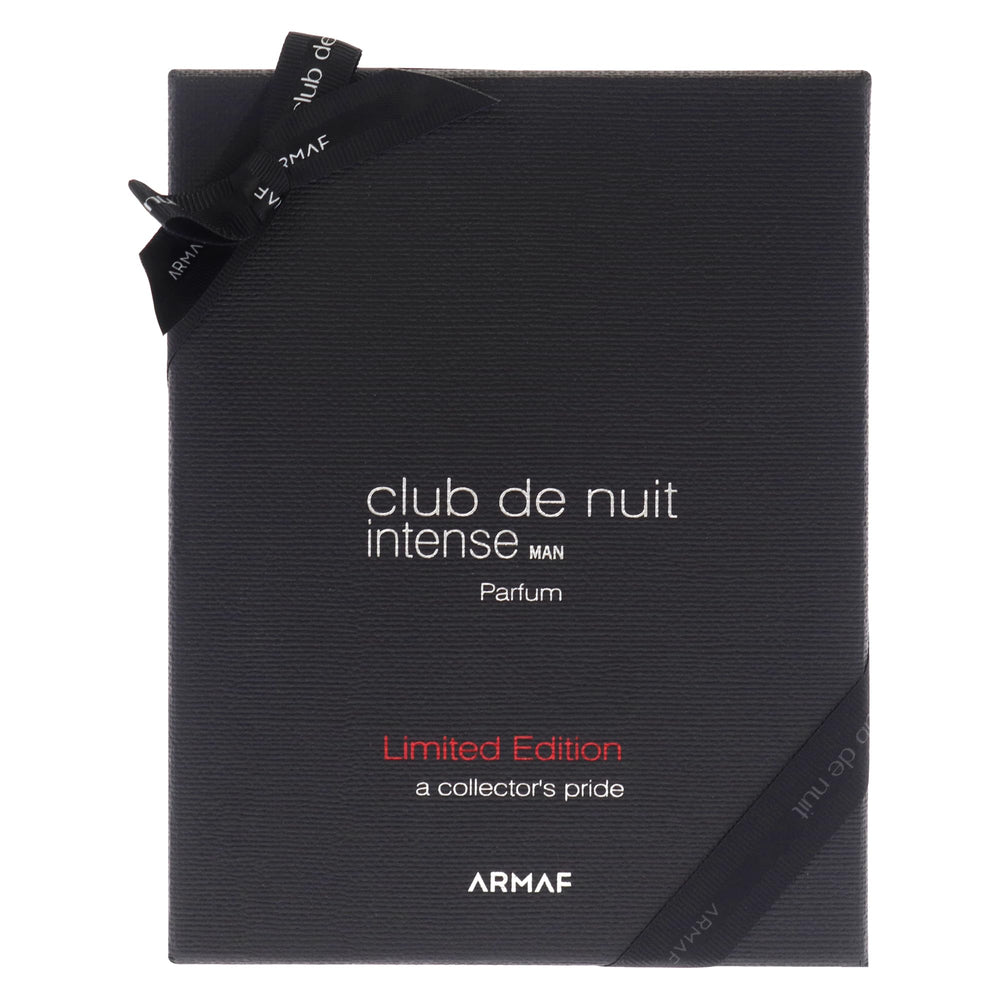 Armaf Club De Nuit Intense Limited Edition side profile reveals masculine silhouette