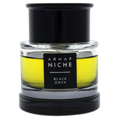 Armaf Niche Black Onyx opening-notes showcase citrus and spice for a bright start.