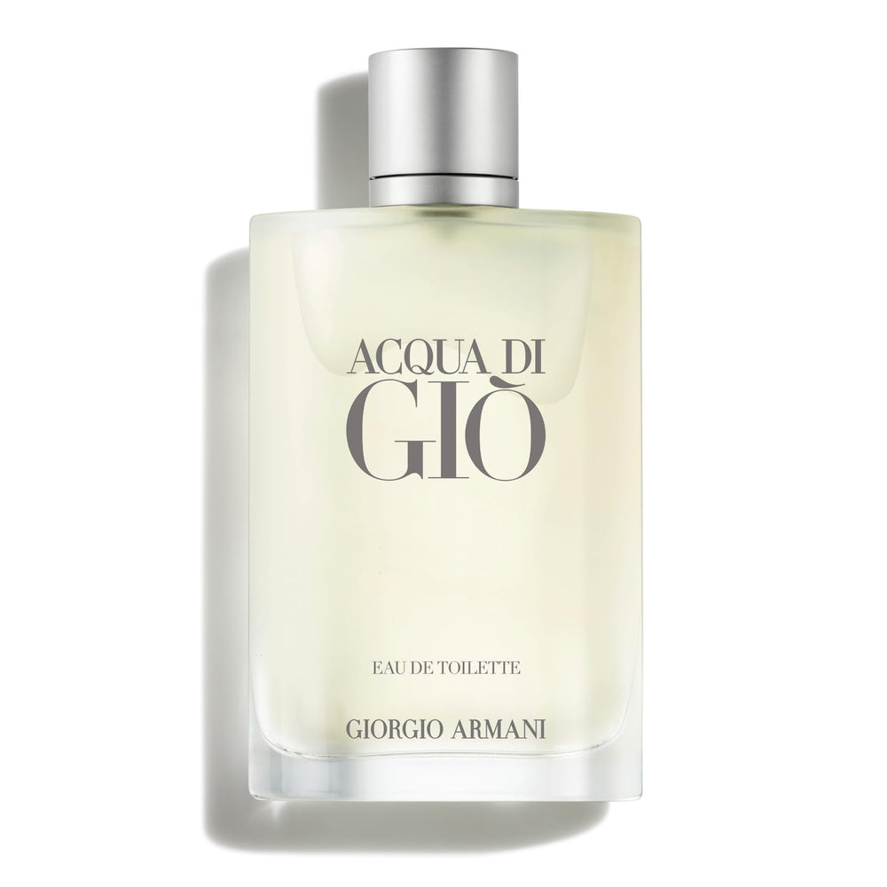 Armani Beauty Acqua di Gio bottle highlighting Mediterranean freshness for daily wear