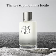 Armani Beauty Acqua di Gio jasmine and cedarwood blend on display