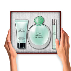 Armani Beauty Acqua di Gioia travel-size perfume, portable scent for on-the-go use.