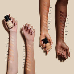 Arm swatch showing even tone adaptation across lighting conditions.