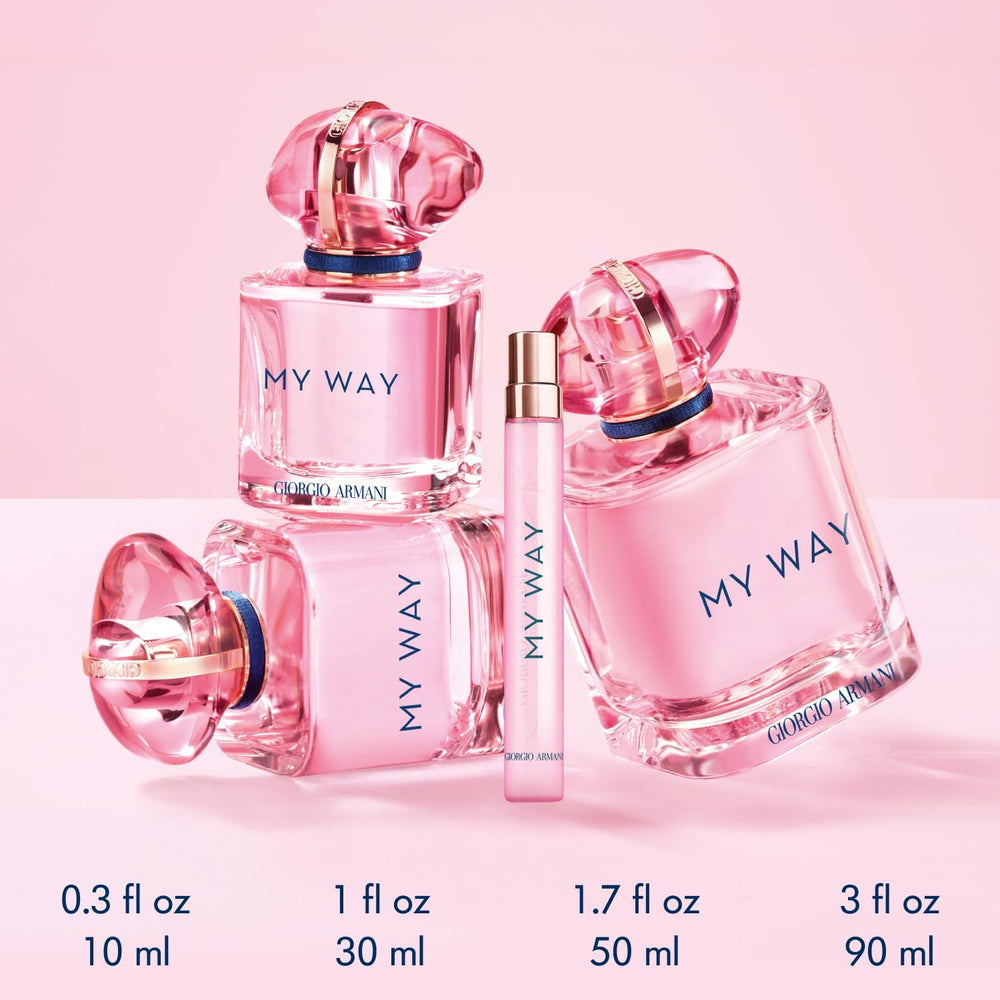 Armani Beauty My Way Nectar pulse-point application shows where to apply