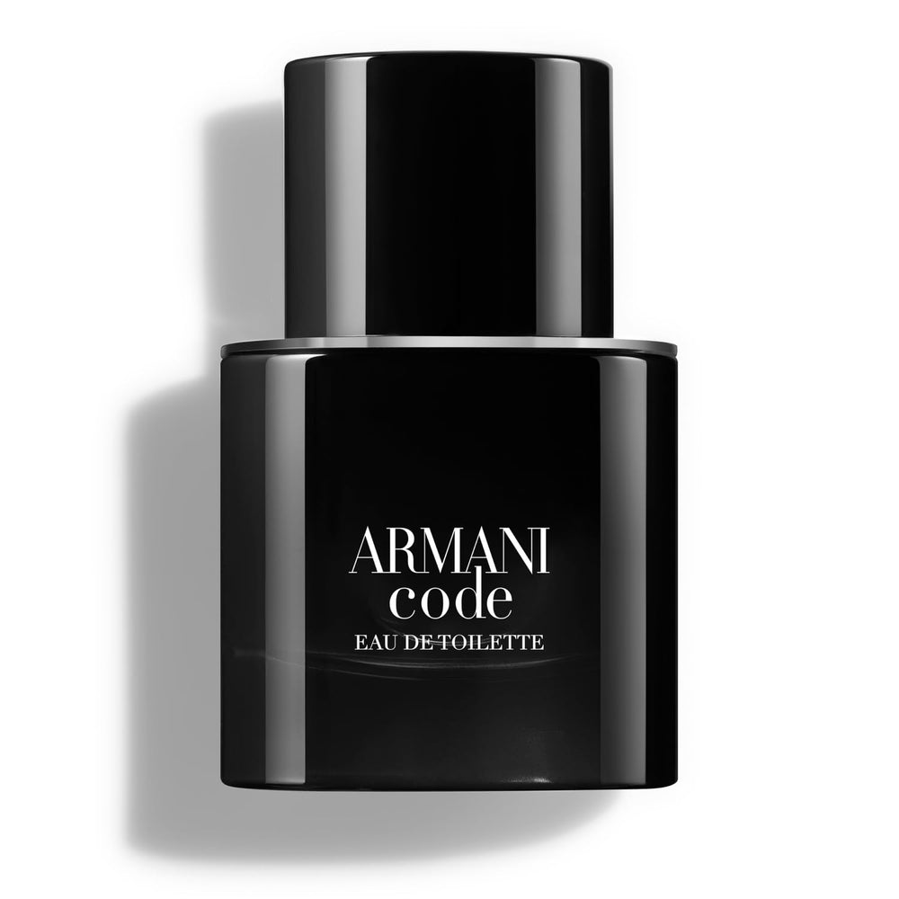 Armani Code bottle front shows ambery-woody profile for confident daytime wear