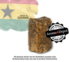 Aroma Depot soap bar on wooden background for an earthy skincare ritual.