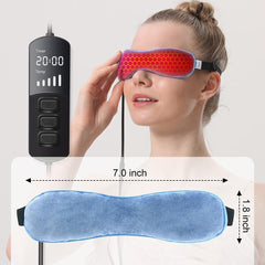 Aroma Season breathable cotton eye mask with flaxseed fill