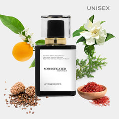 aromapassions SOPHISTICATED top notes of saffron and orange blossom awaken the senses