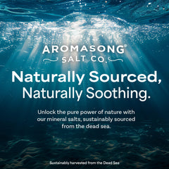Aromasong full-body relaxation from mineral-rich bath soak for calm evenings