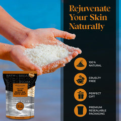 Aromasong mineral-rich soak promoting skin softness after a soak