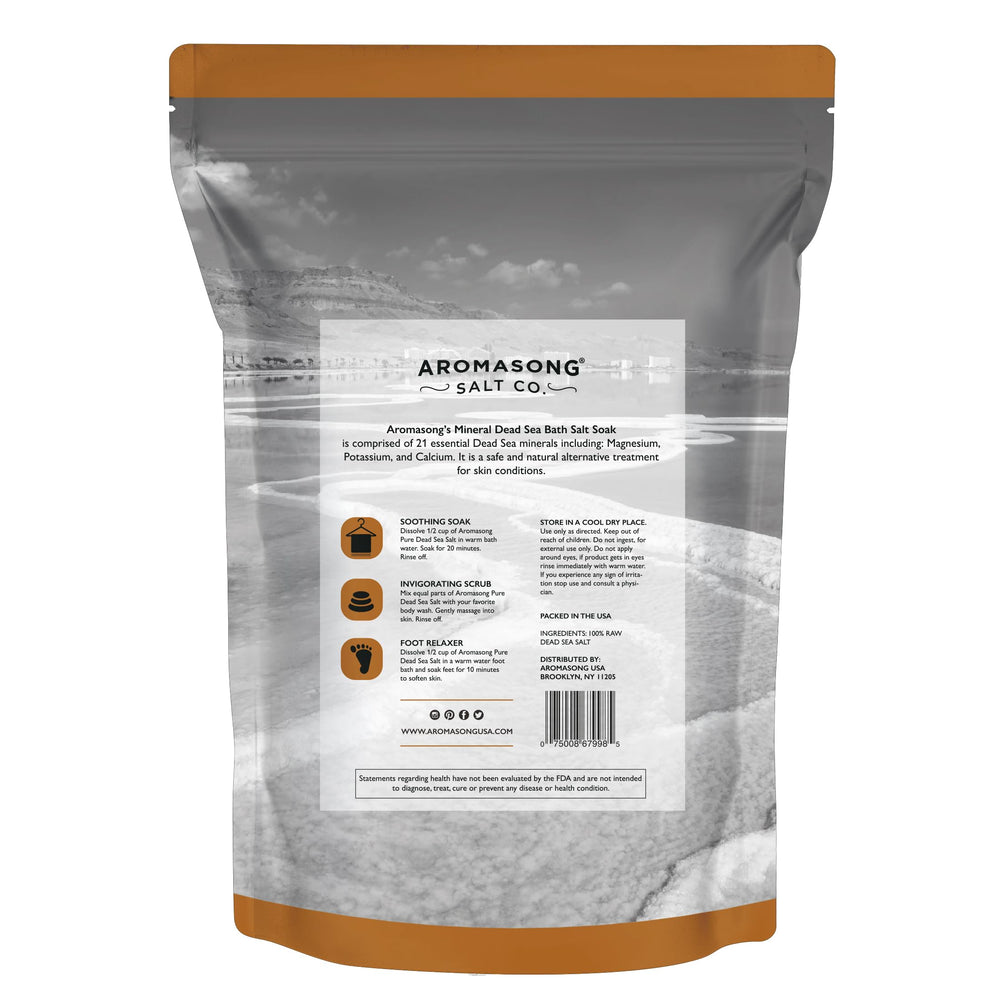 Aromasong mineral-rich water from Dead Sea Salt soak