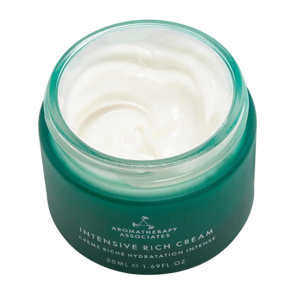 Aromatherapy Associates Intensive Rich Cream bottle with fruity floral fragrance notes