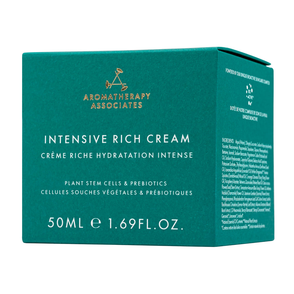 Aromatherapy Associates Intensive Rich Cream shown in an outdoor day skincare routine