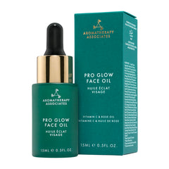 Aromatherapy Associates Pro Glow Face Oil bottle with rose-infused formula for radiant hydration.