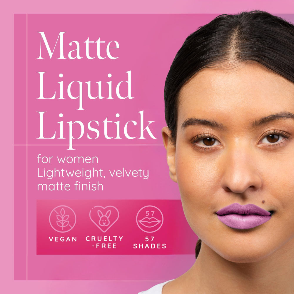 Aromi waterproof lip color resists moisture for confident wear.