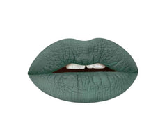 Aromi olive-green matte lipstick bottle with bold olive You shade and vegan formula