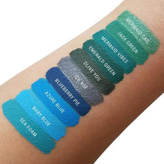 Aromi Olive You on lips displaying velvety, comfortable matte finish
