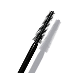 Close-up of Ace High mascara brush stroke highlighting length and gloss.