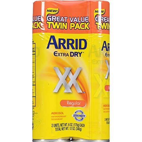 Product usage close-up showing Arrid XX Extra Dry applying smoothly.