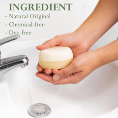 Arstech Beef Tallow Soap Bar hand wash scene shows gentle cleansing for sensitive skin.