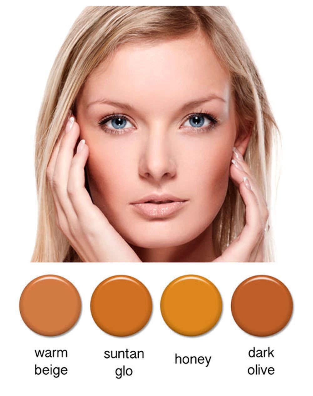 Art of Air Tawny Beige swatch shows buildable coverage on skin