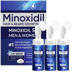 Artimore 5% Minoxidil Foam bottle for easy daily use and precise application.