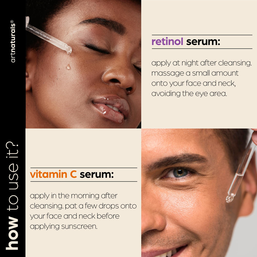 ArtNaturals 2-piece set in its box for a complete nighttime routine