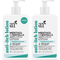 Artnaturals Anti-Itch Lotion bottle front view showing product design and labeling