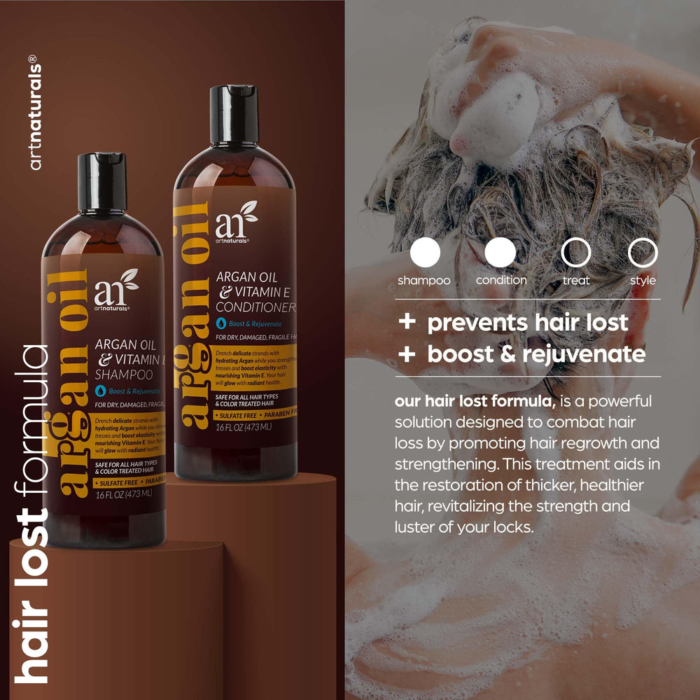 artnaturals Moroccan Argan Oil Conditioner bottle for smoother, shinier hair