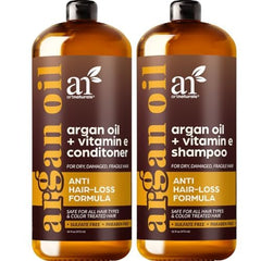 artnaturals Moroccan Argan Oil Shampoo bottle with sulfate-free formula for healthier scalp