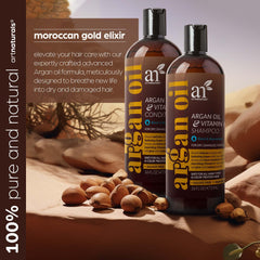 artnaturals shampoo bottle foam-lather demonstrating rich cleansing experience