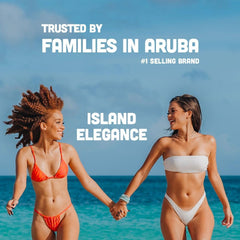 Family-friendly Aruba Sun scene on a sunny beach day.