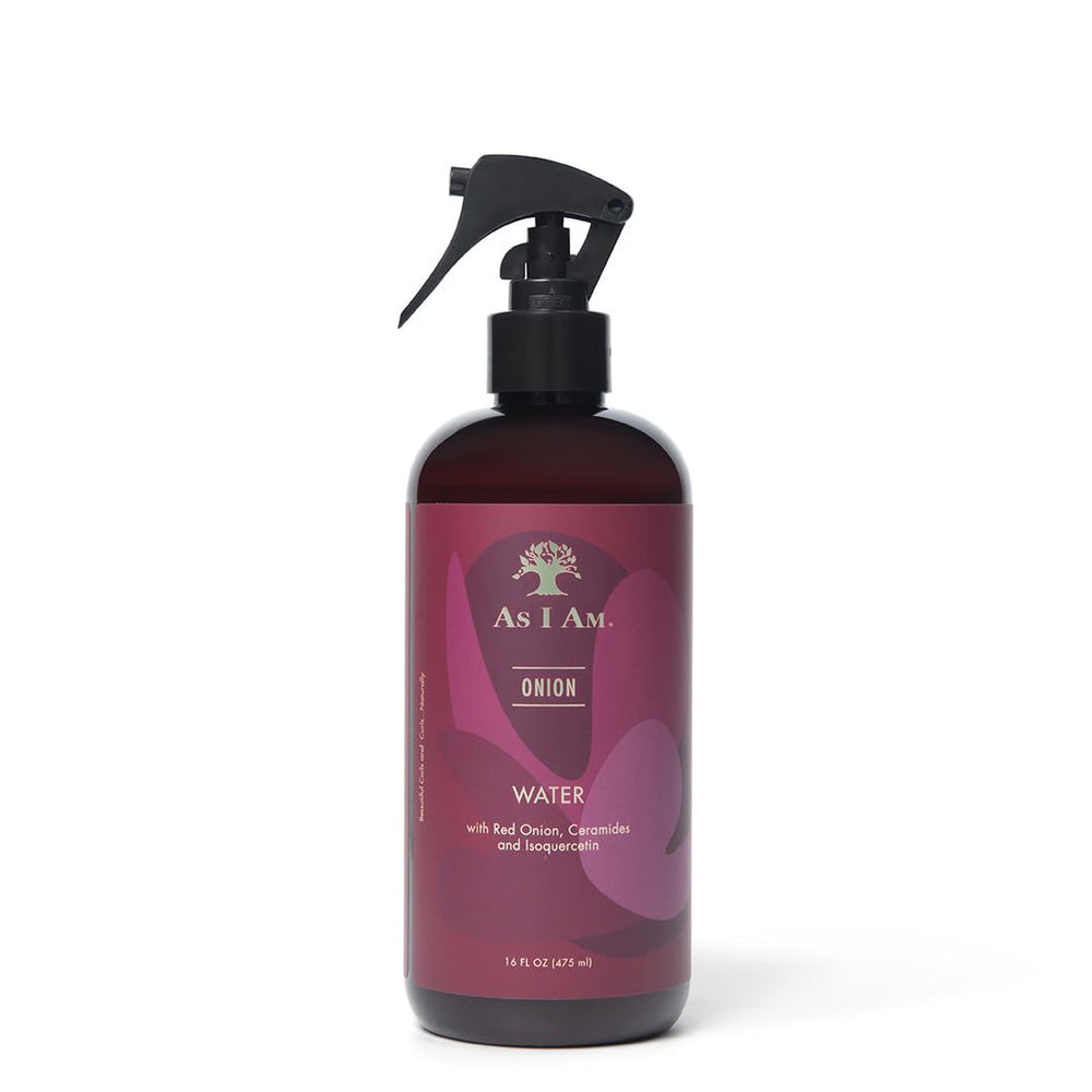 As I Am Onion Water bottle pour for easy application and refreshed natural styles