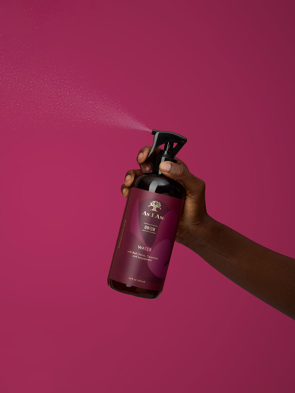 As I Am Onion Water red onion ingredient emphasizes revitalizing care