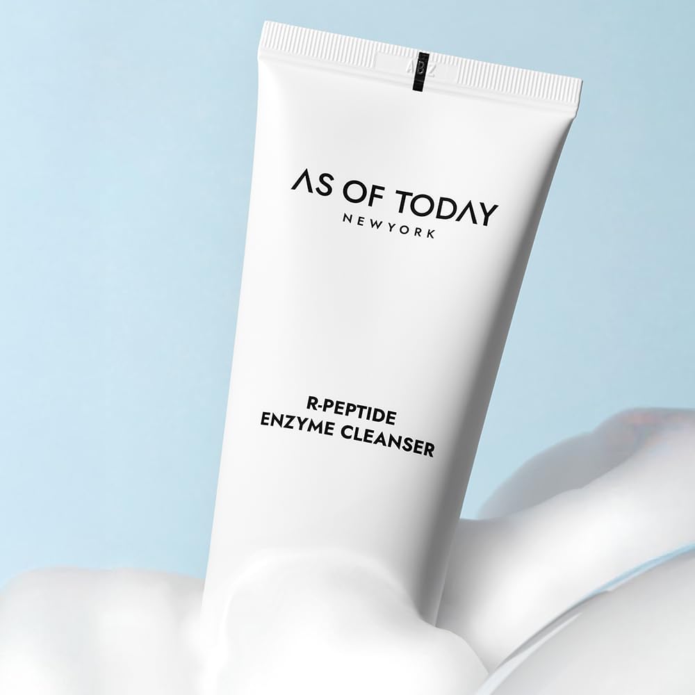 AS OF TODAY R Peptide Enzyme Cleanser clean beauty with cruelty-free practices.