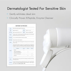 AS OF TODAY R Peptide Enzyme Cleanser quillaja extract soothes during cleansing.