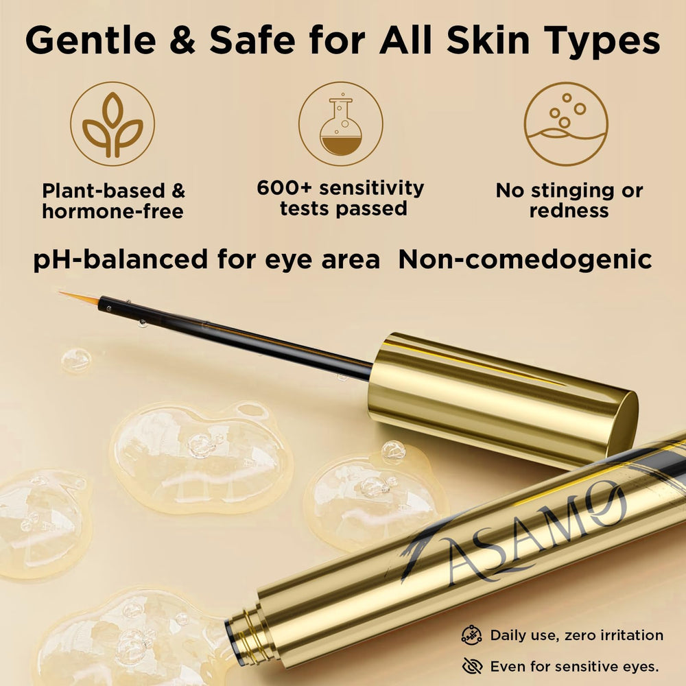 ASAMO packaging on vanity adds luxury to daily skincare