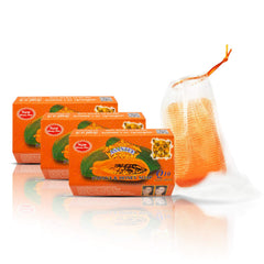 ASANTEE Papaya & Honey soap bar wrapped for daily cleansing.
