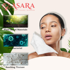ASARA New York Probiotic Skin Science XL wipes travel pack ready for journeys