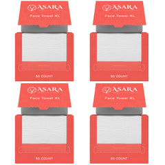 ASARA XL face wipes with quilted texture for a luxurious, highly absorbent cleanse